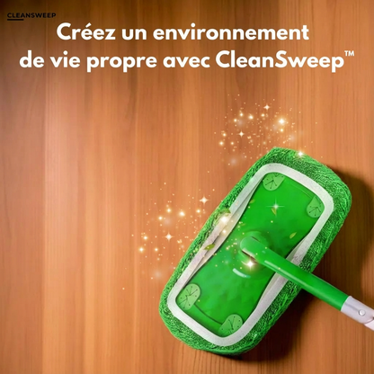 CleanSweep - Serpillère réutilisable pour Swiffer