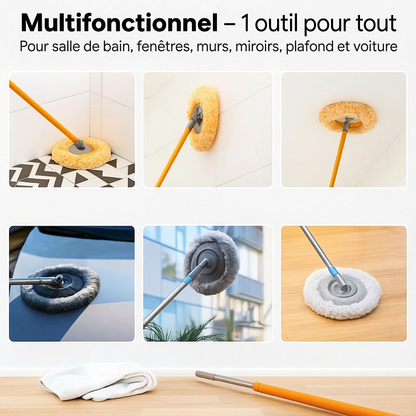 Nettoie360™ Mop - Jusqu'au plafond, dans chaque recoin