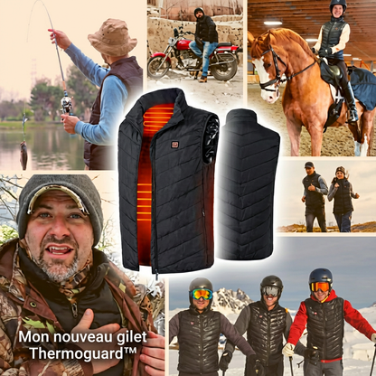 Thermoguard™ – Gilet unisexe chauffant et imperméable