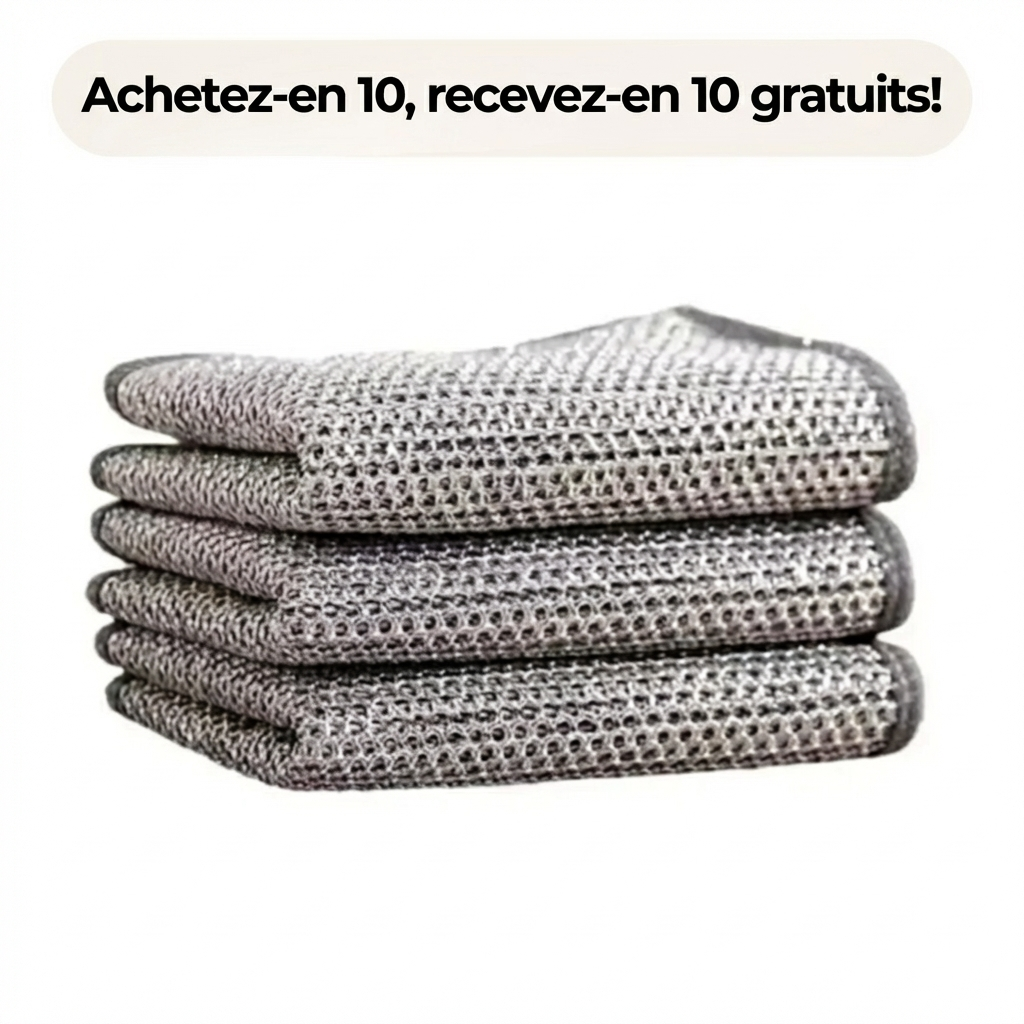 NettoFacile™ - Puissant et sans rayures pour tout nettoyage !