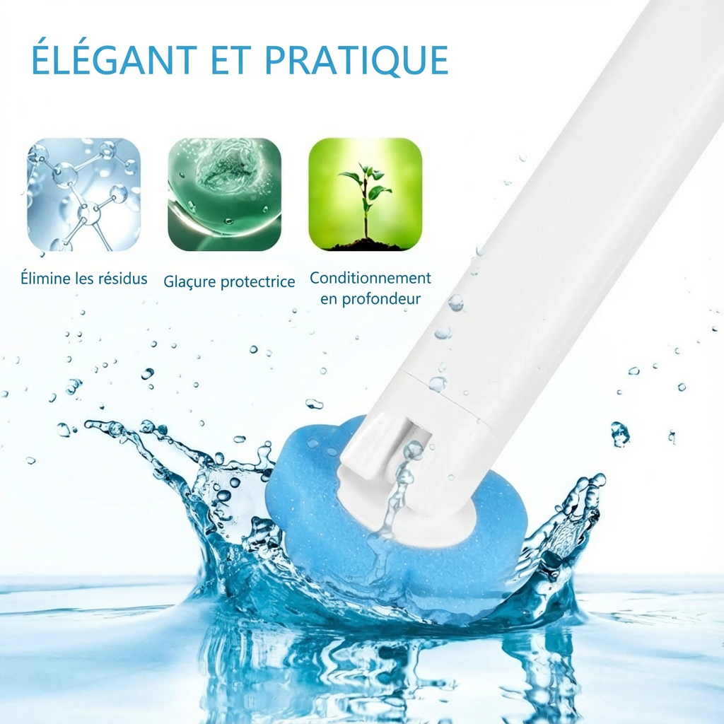 SaniBrosse™ – La brosse WC ultra hygiénique qui élimine les bactéries au lieu de les propager