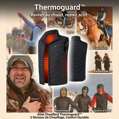 Thermoguard™ – Gilet unisexe chauffant et imperméable