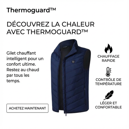 Thermoguard™ – Gilet unisexe chauffant et imperméable