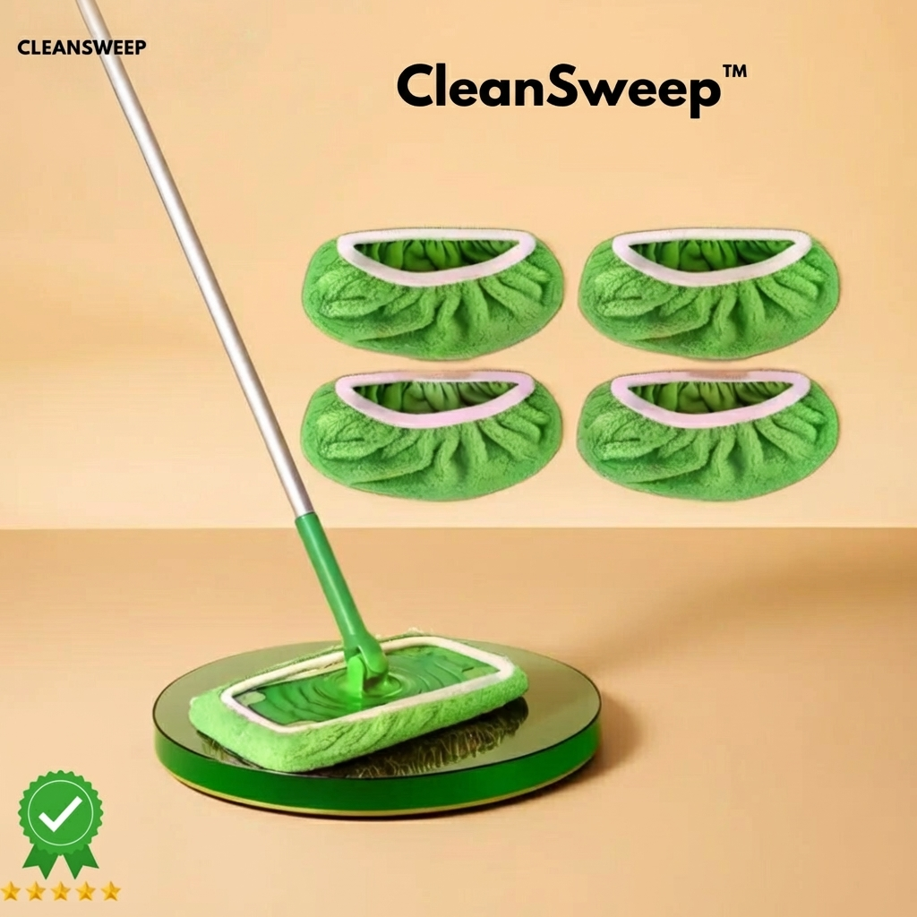 CleanSweep - Serpillère réutilisable pour Swiffer