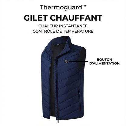 Thermoguard™ – Gilet unisexe chauffant et imperméable