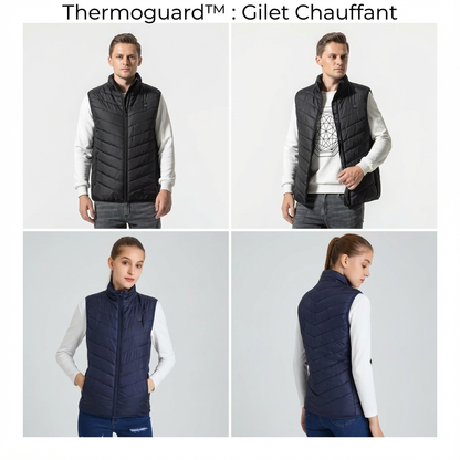 Thermoguard™ – Gilet unisexe chauffant et imperméable