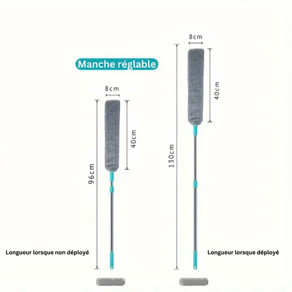 PortéePoussière™ brosse à poussière | +3 CHIFFONS GRATUITS